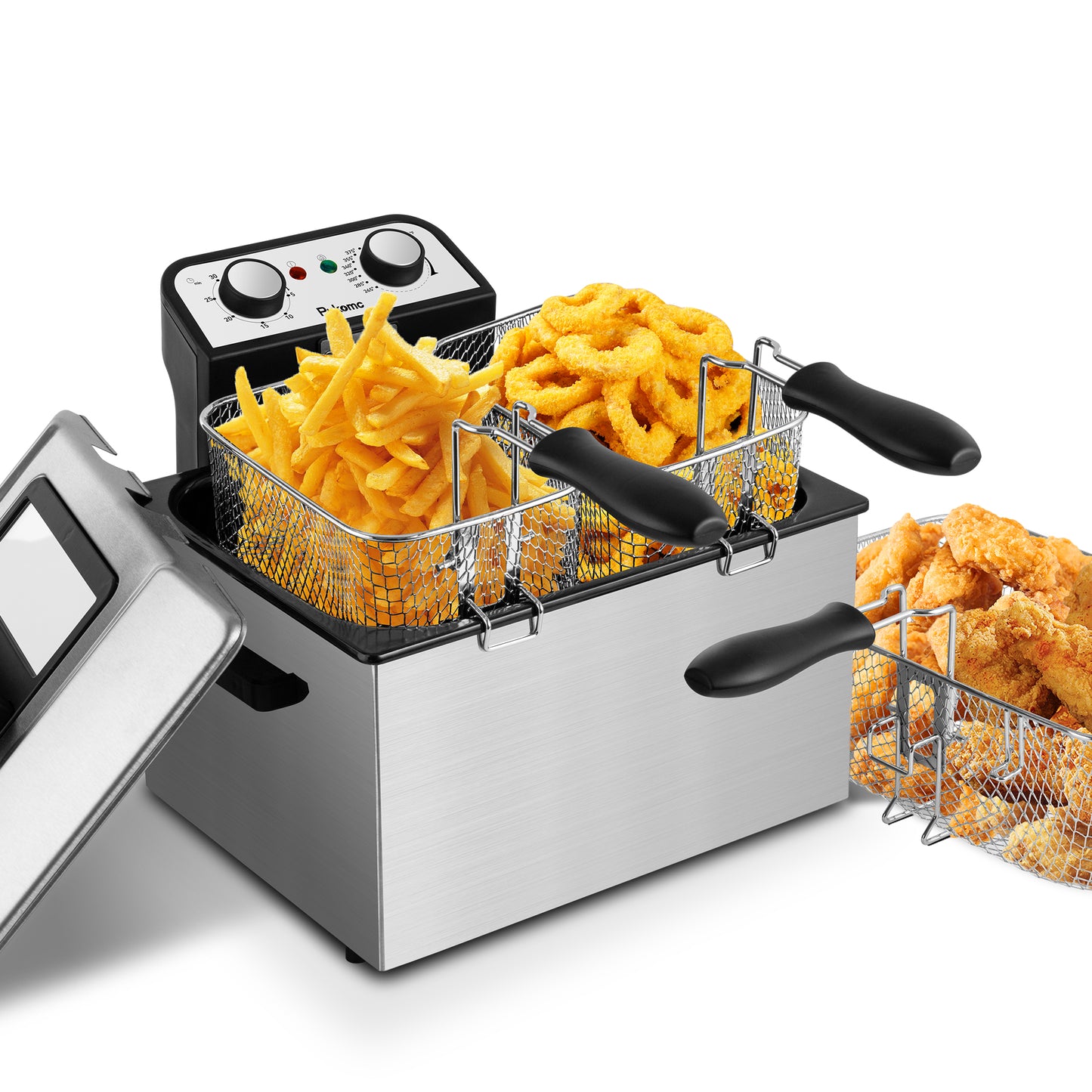 TSAF40DH dual pot electric fryer