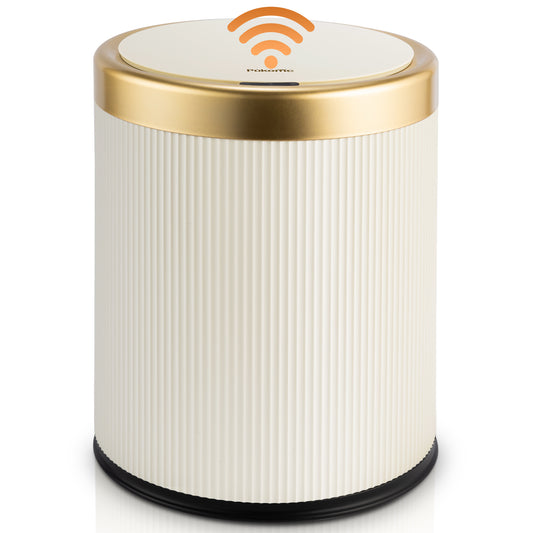 TG6130 Intelligent Induction Garbage Can Milk White 13L