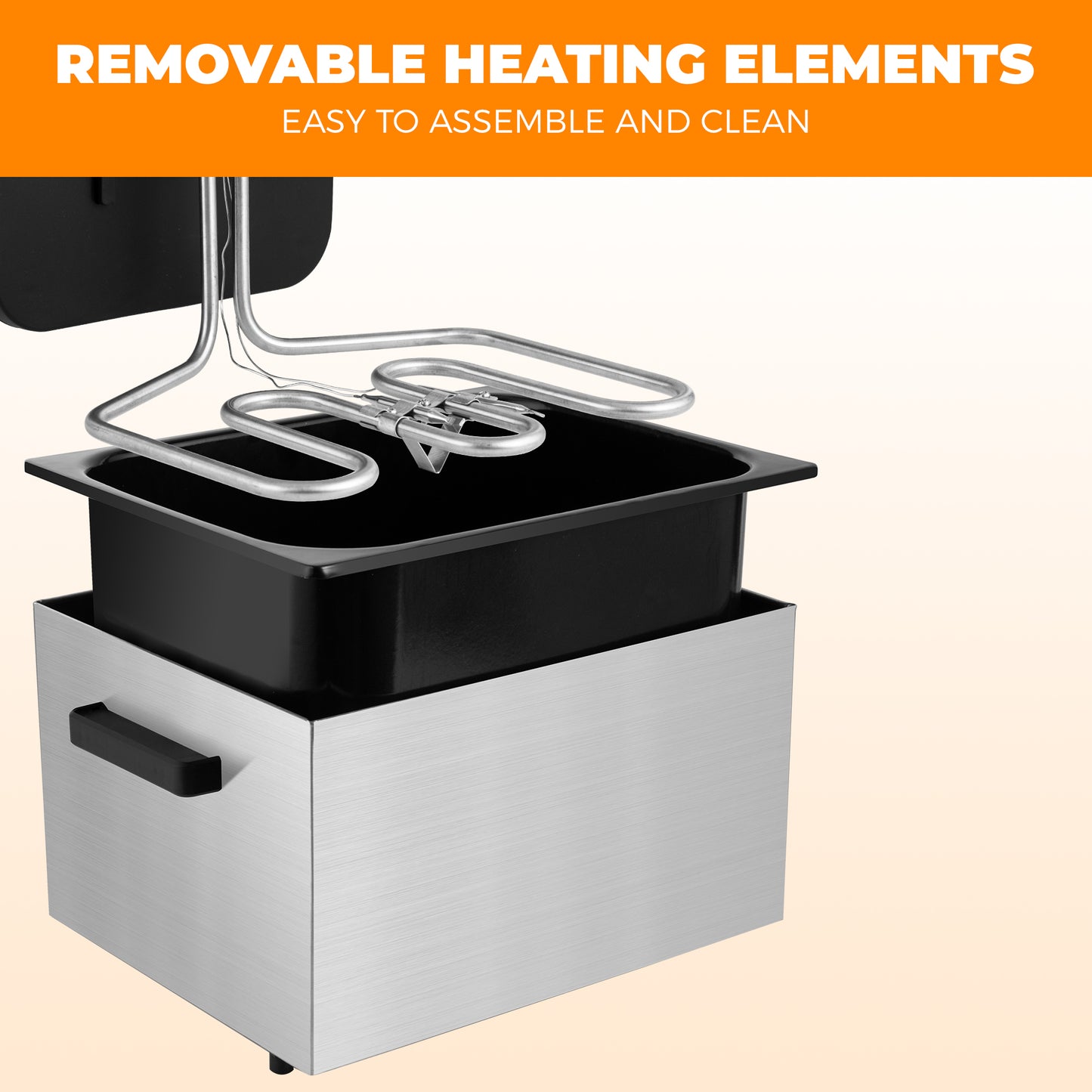 TSAF40DH dual pot electric fryer