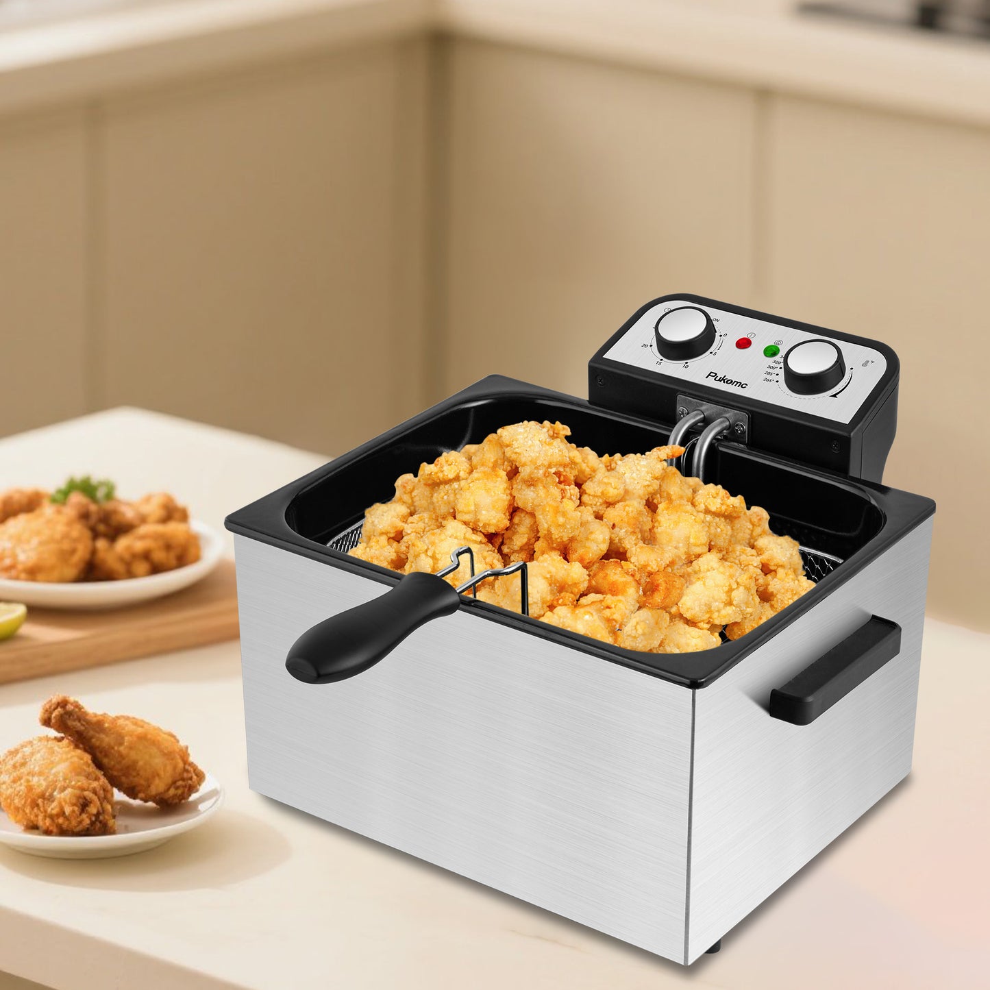 TSAF40DH dual pot electric fryer