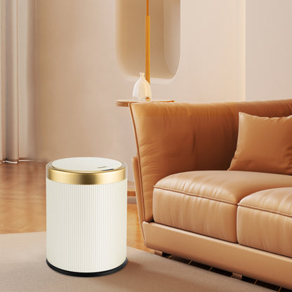 TG6130 Intelligent Induction Garbage Can Milk White 13L