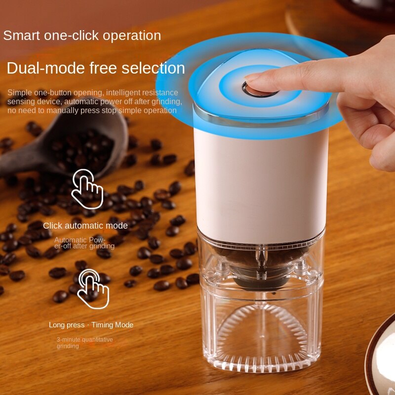 SUMETAS Coffee Grinder: Compact Electric Cone Cutter for Home Use