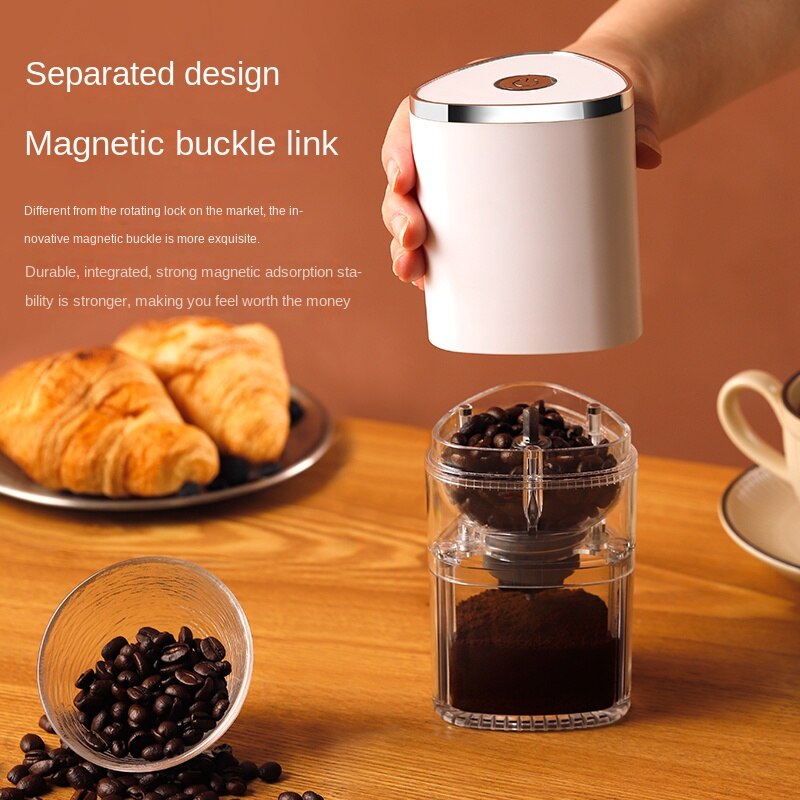 SUMETAS Coffee Grinder: Compact Electric Cone Cutter for Home Use