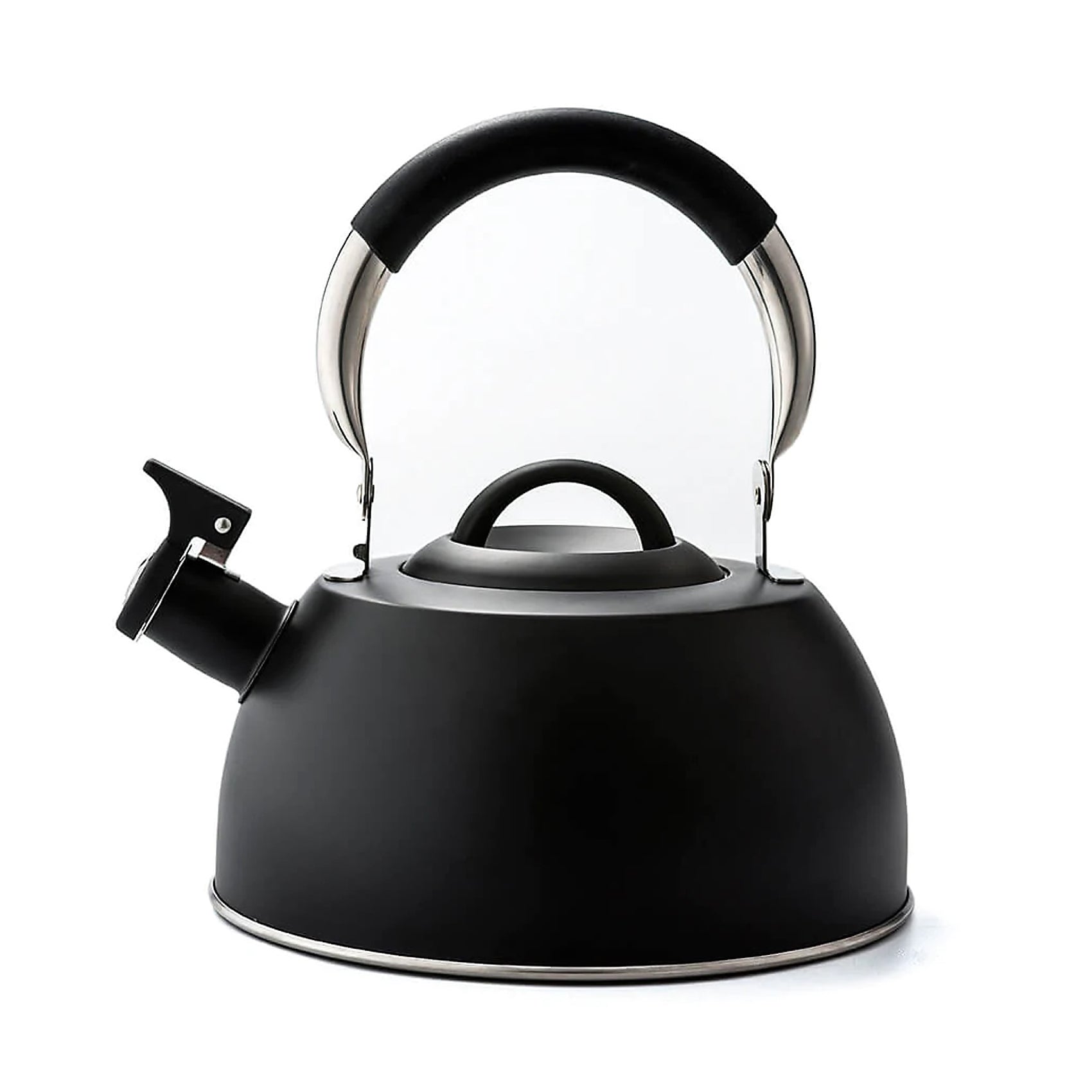 Stainless Steel Stove Top Whistling Teapot (3QT)