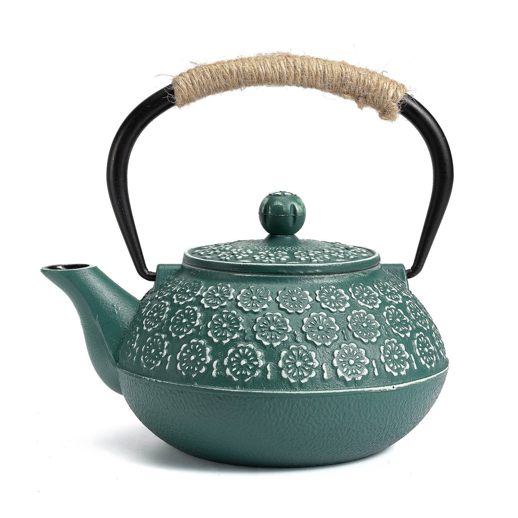 Green cast iron japanese teapot（900ml）