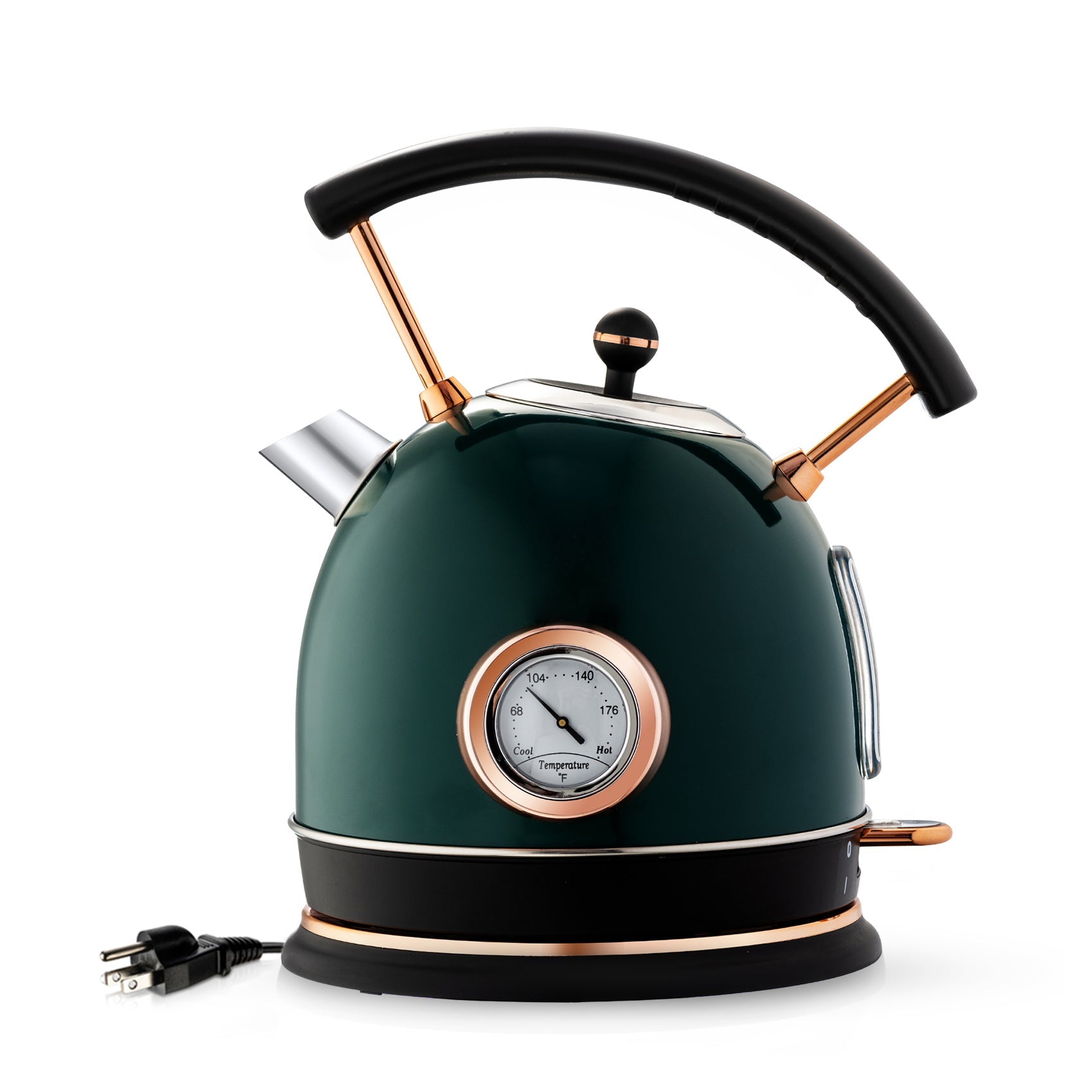 Retro Electric Kettle 1.8L -60oz(Black,Green ,White)