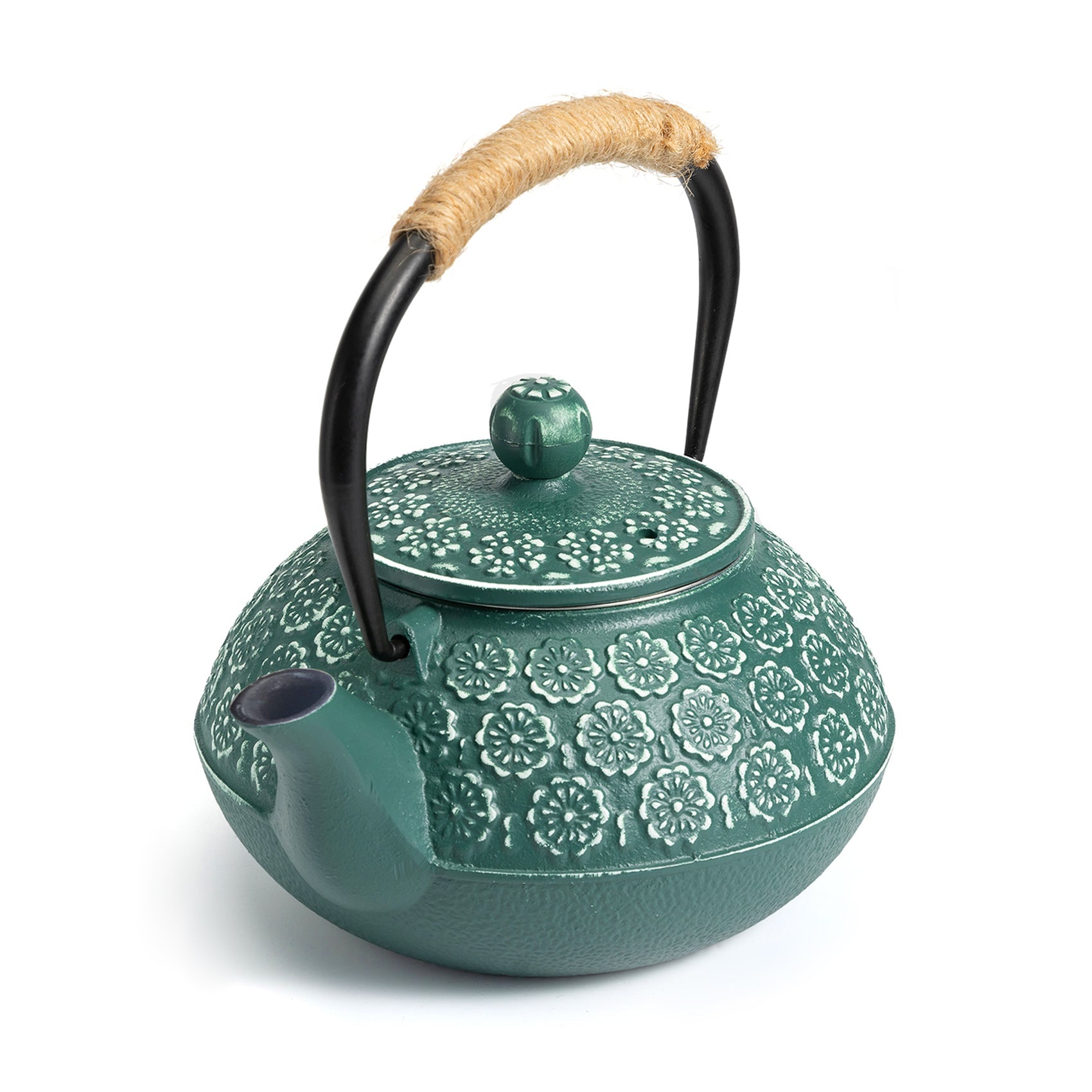 Green cast iron japanese teapot（900ml）