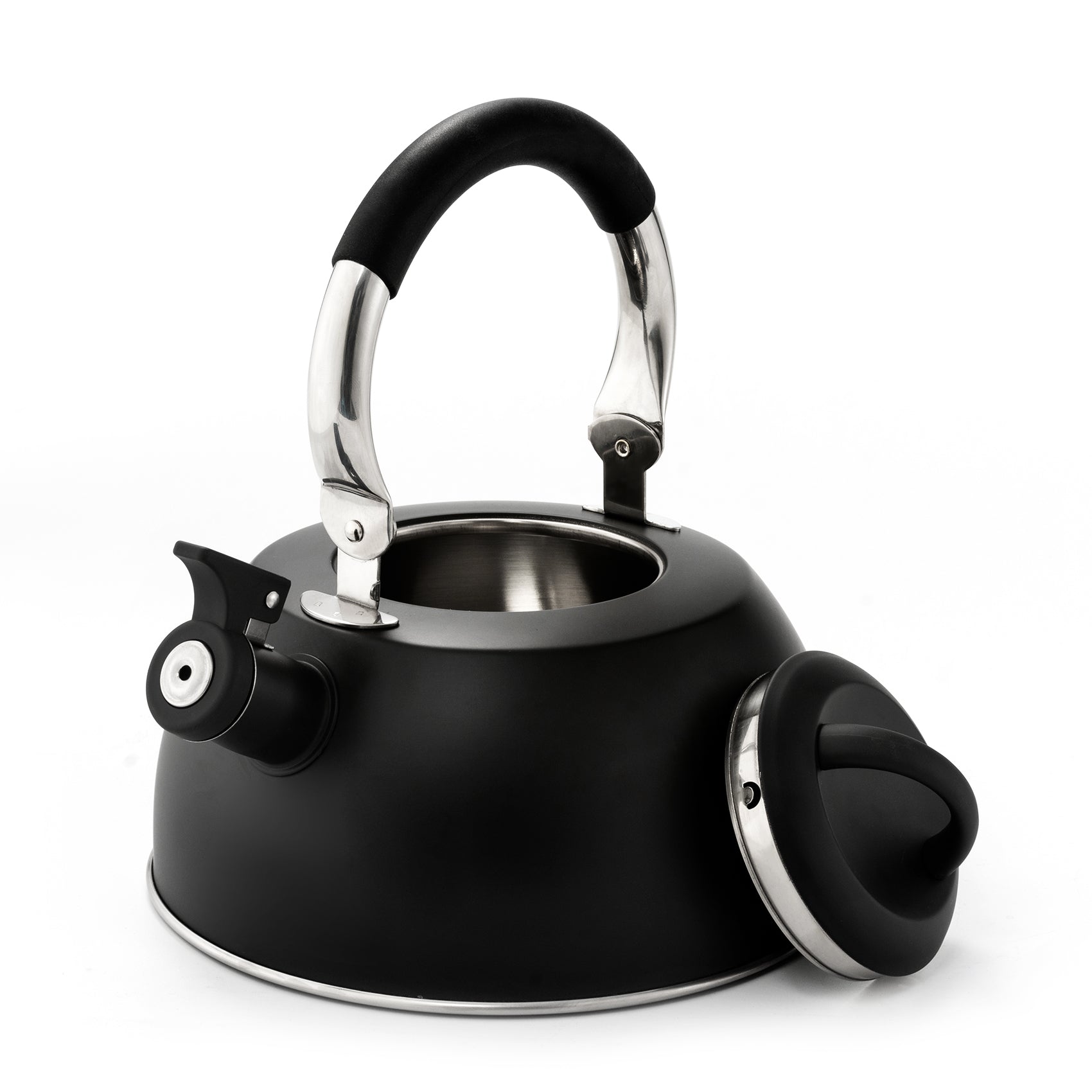 Stainless Steel Stove Top Whistling Teapot (3QT)