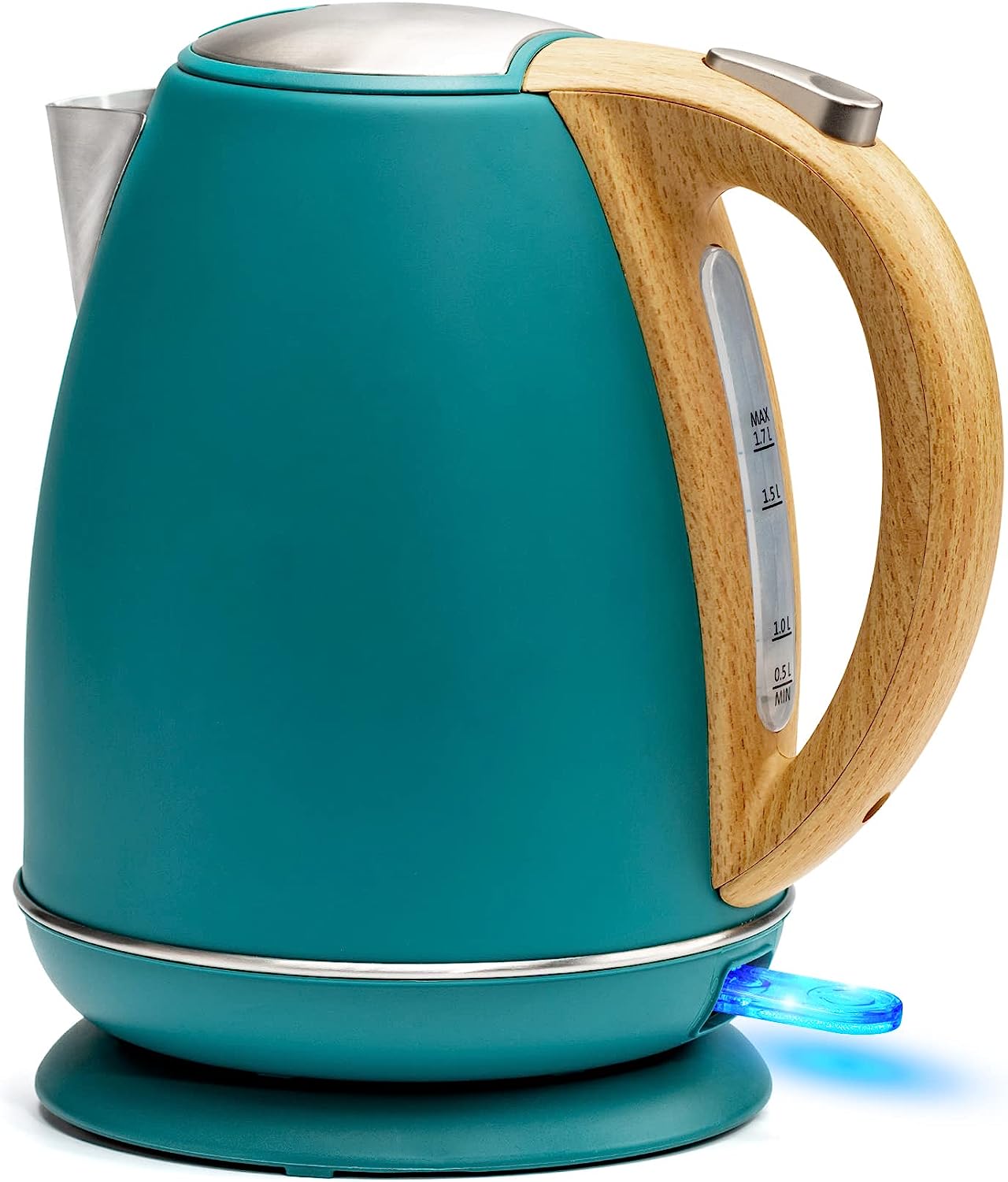 Fast Boiling Electric Kettle - 1.7L, 1500W, Cordless Design with LED Indicator - Safe, Durable, and Ideal for Daily Use