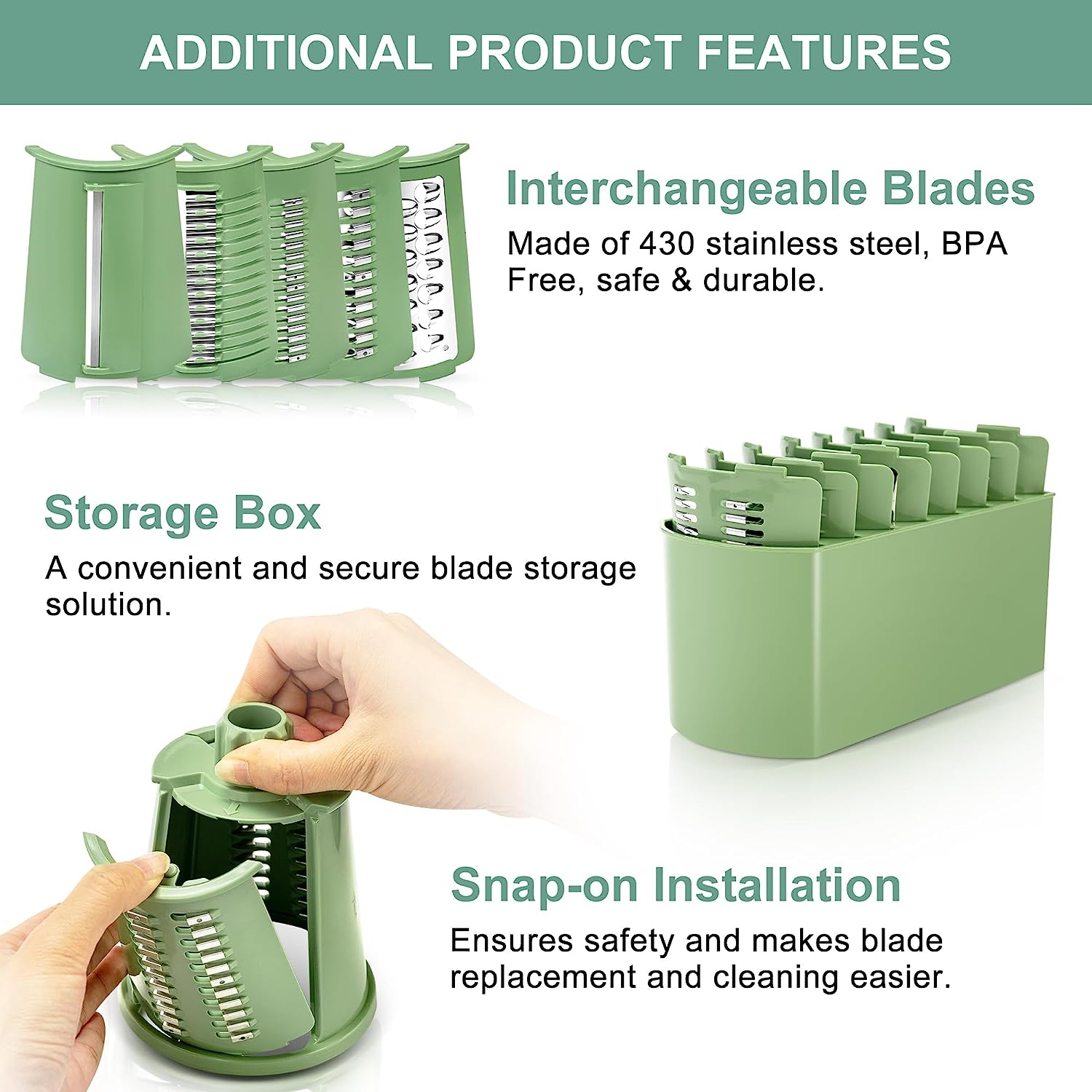 SUMETAS Multi-functional vegetable cutter